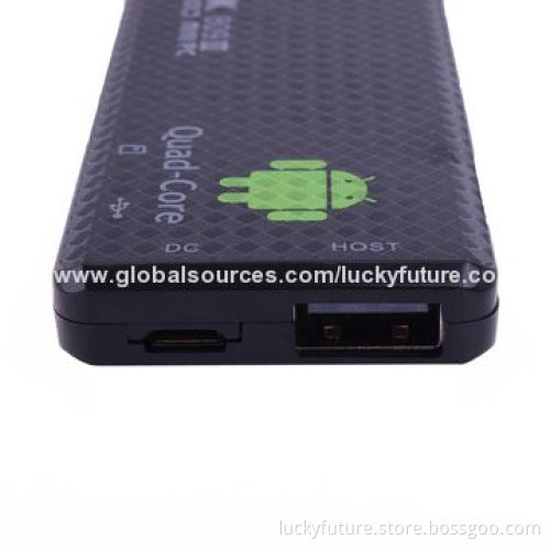 Android 4.2 RK3188 Quad Core TV Player with 2GB RAM, 8GB ROM, Wi-Fi, BT, HDMI, TF, USB2.0, Micro USB